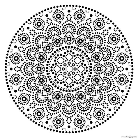 Printable Mandala Dot Patterns